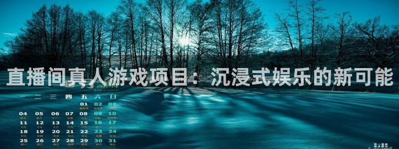 长征娱乐平台官网入口：直播间真人游戏项目：沉浸式娱乐的新可能
