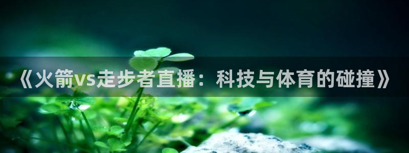 乐球直播tv乐球.comapp：《火箭vs走步者直播：科技与体育的碰撞》
