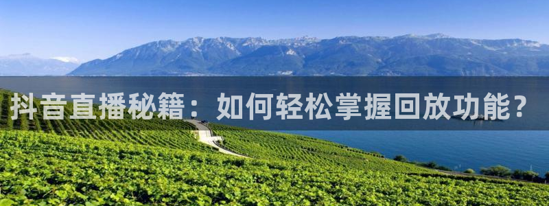 乐球体育免费直播：抖音直播秘籍：如何轻松掌握回放功能？